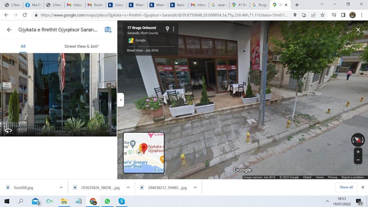 Saranda City Center & Beach Apartament 2 Bed Room Exterior photo